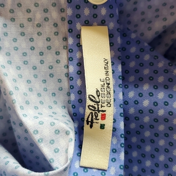 Zachary Prell Stretch Haidara Button Down in Cornflower Size XL NWT - Picture 7 of 8